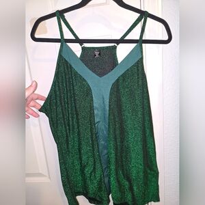 Green Sleeveless Top Shein 2x